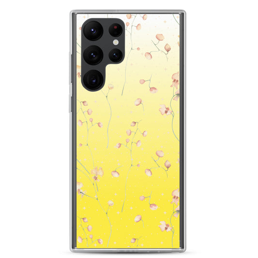 Yellow Botanical Flower Star Clear Case for Samsung®