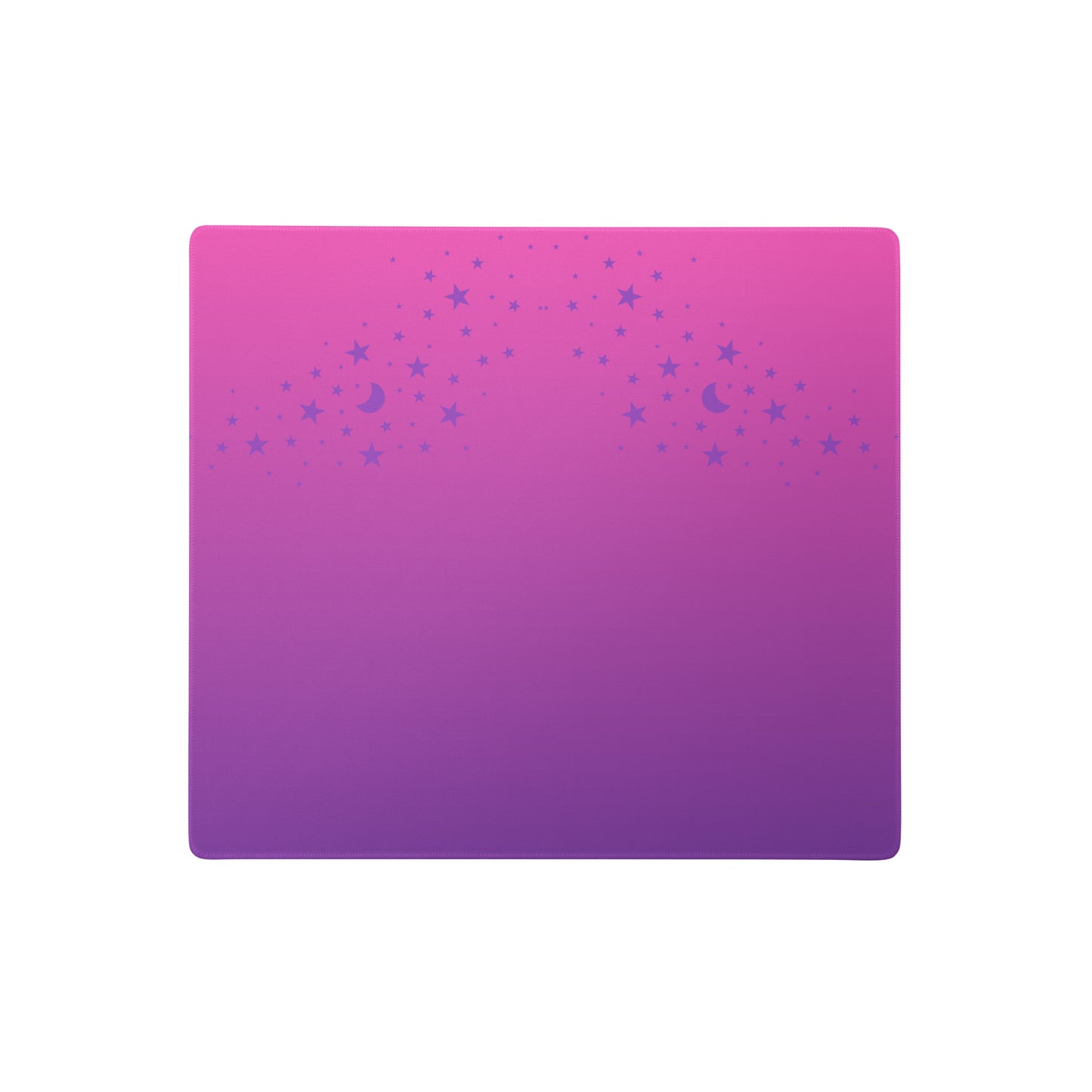 Purple Pink Gradient Star Gaming Mouse Pad