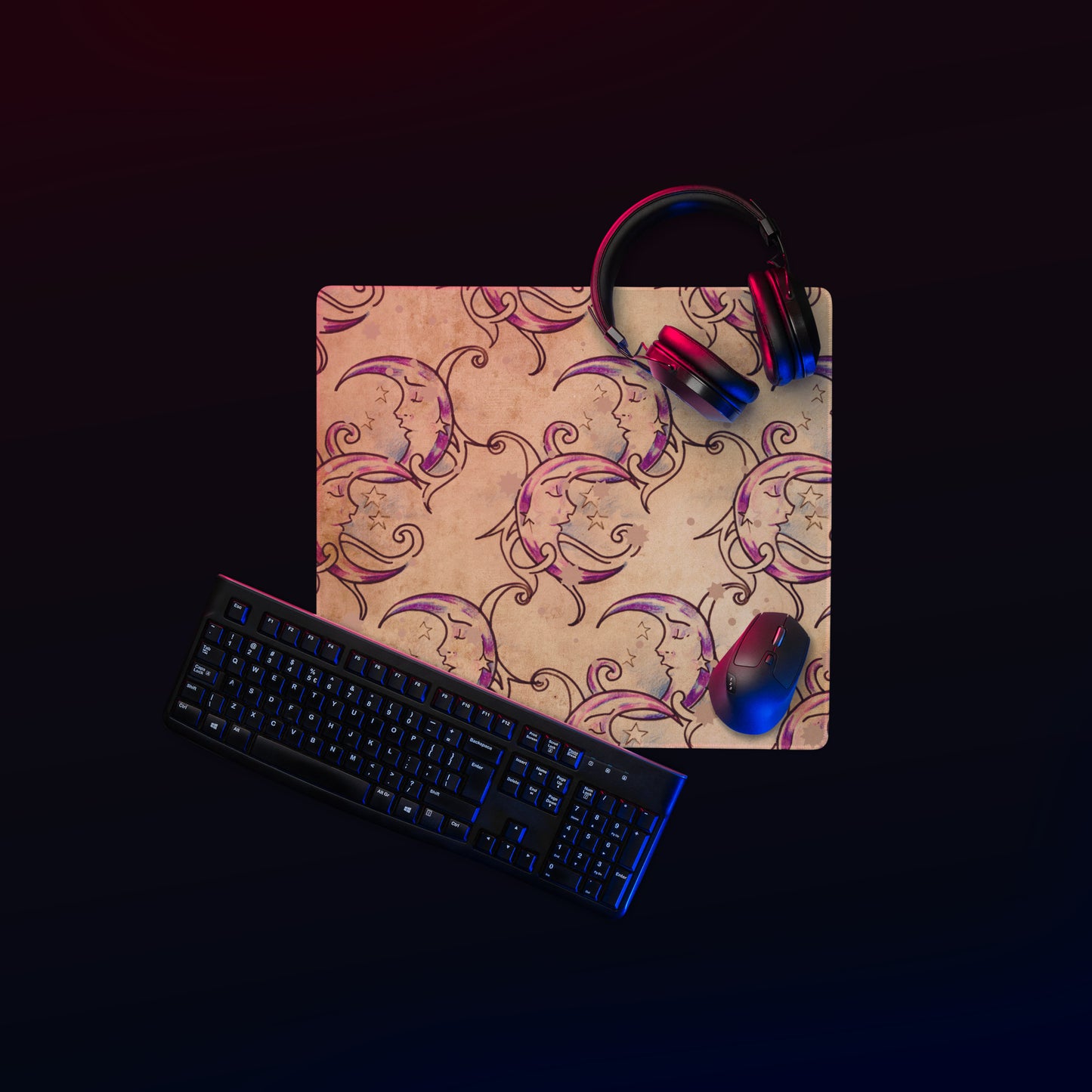 Latte Moon Gaming Mouse Pad