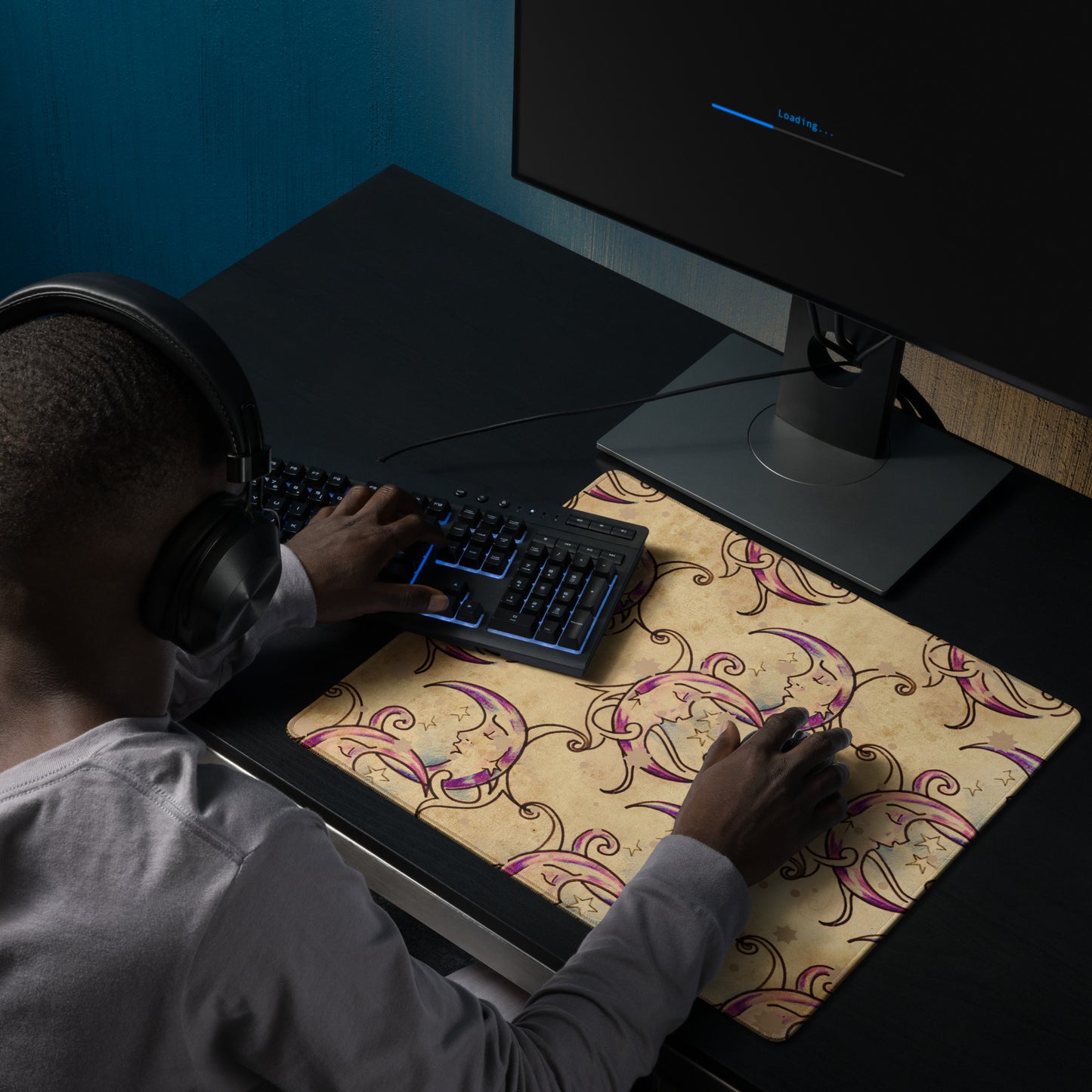 Latte Moon Gaming Mouse Pad