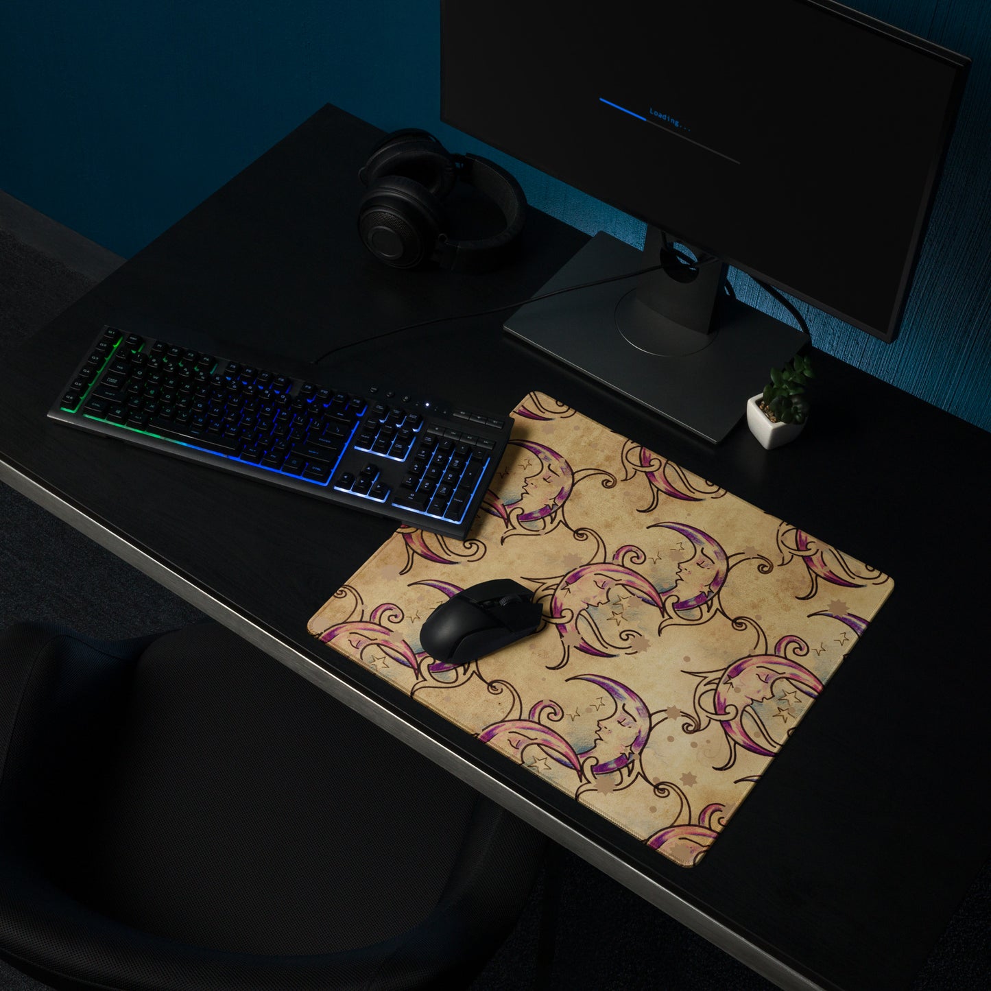 Latte Moon Gaming Mouse Pad