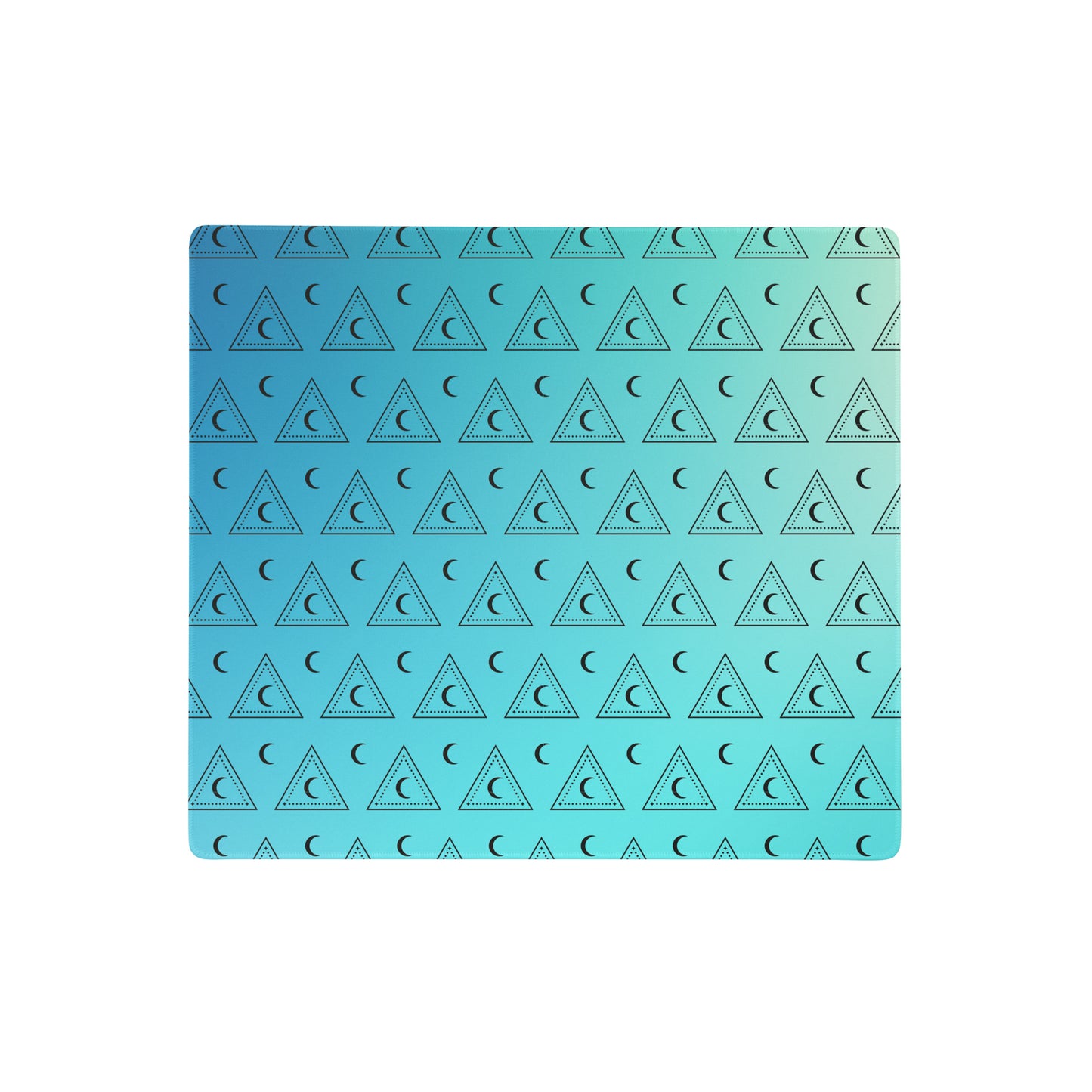 Blue Moon Triangle Gaming Mouse Pad