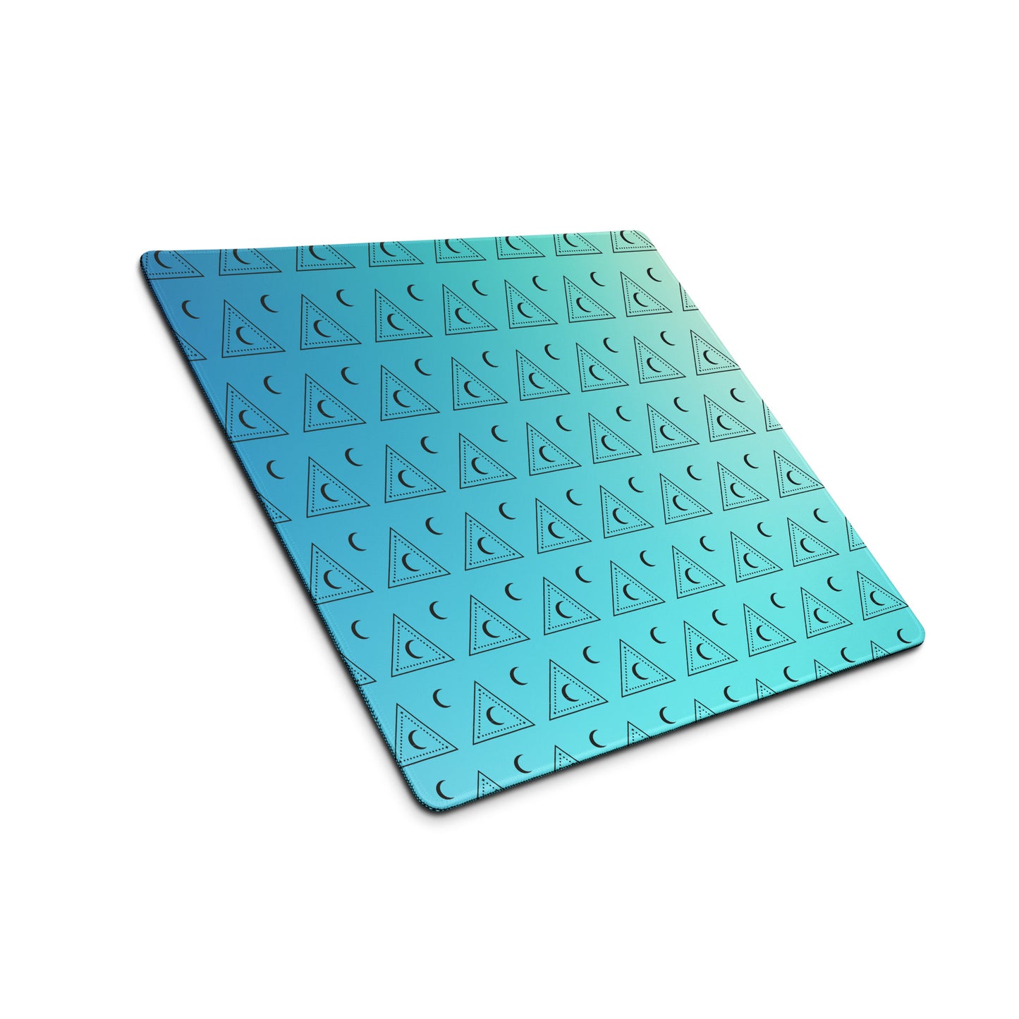 Blue Moon Triangle Gaming Mouse Pad