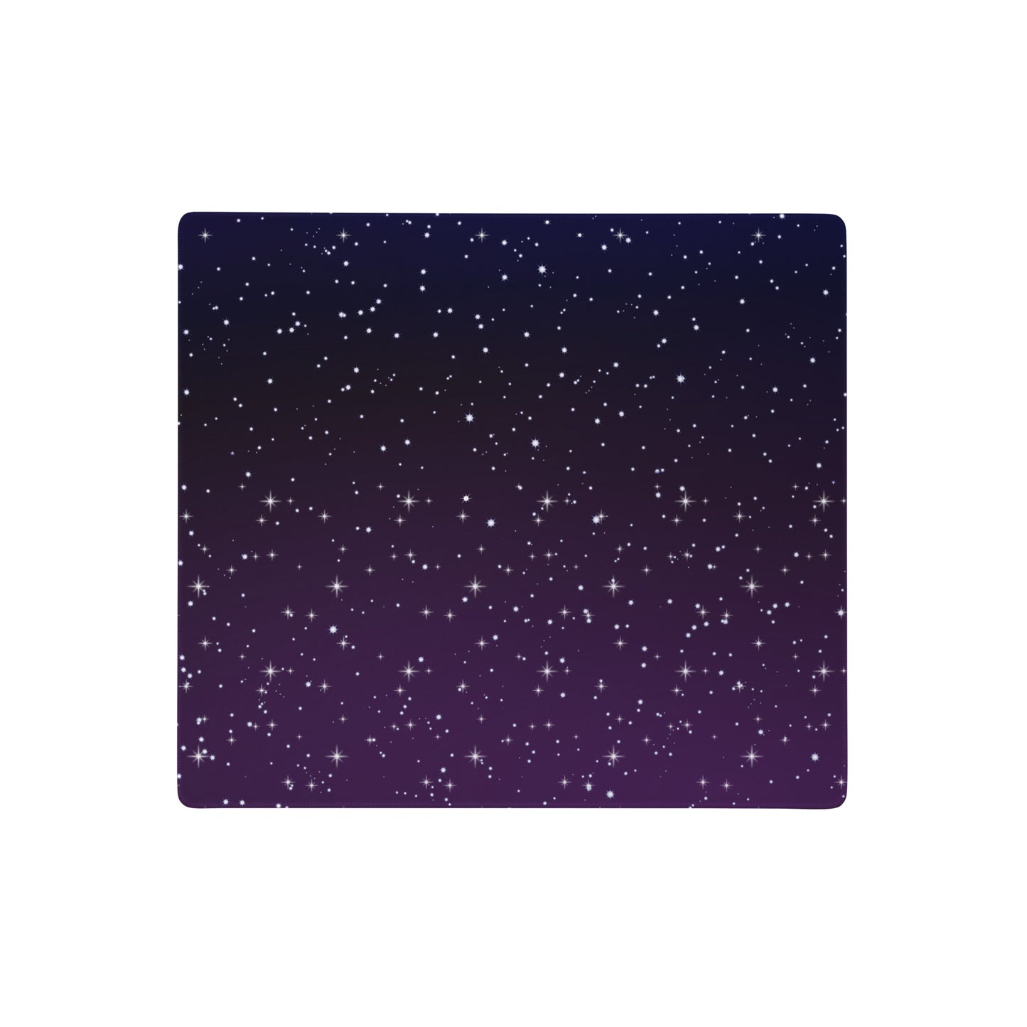 Purple Black Star Galaxy Gaming Mouse Pad