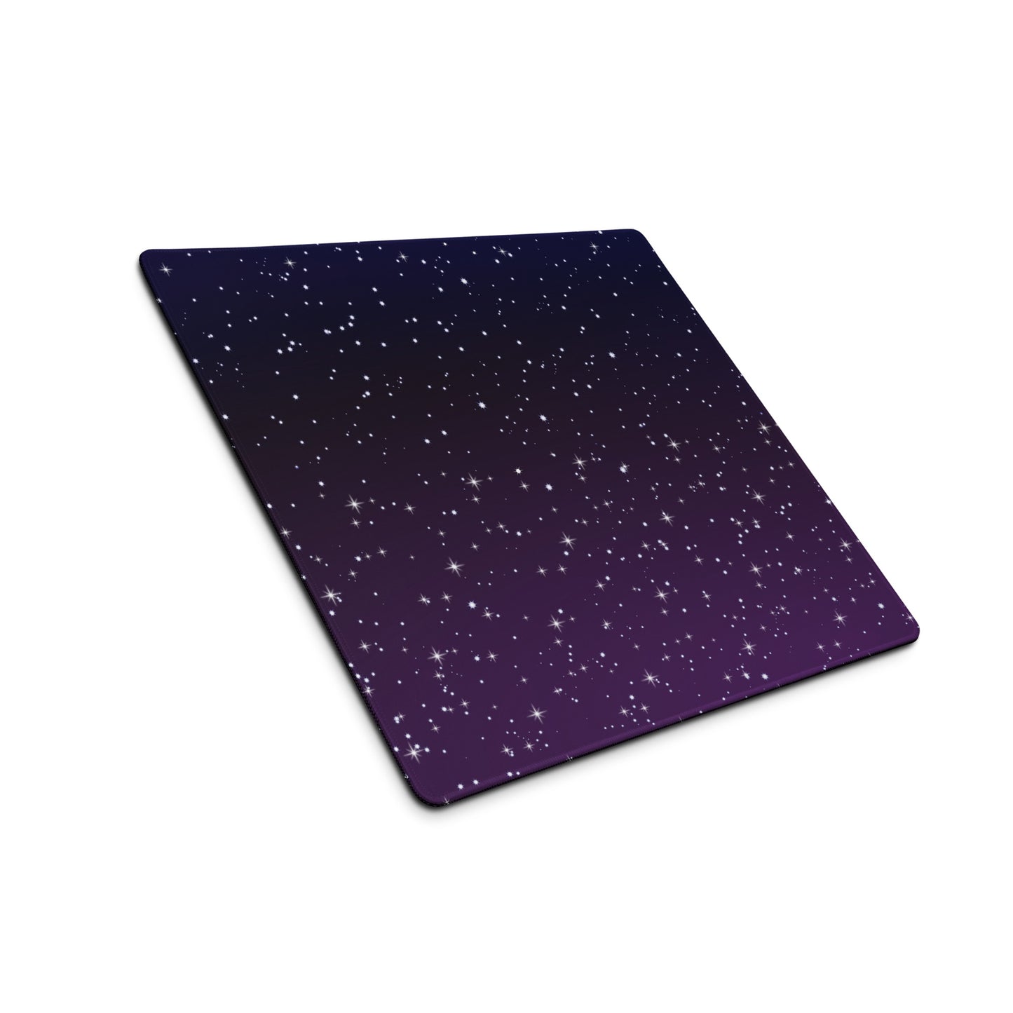 Purple Black Star Galaxy Gaming Mouse Pad