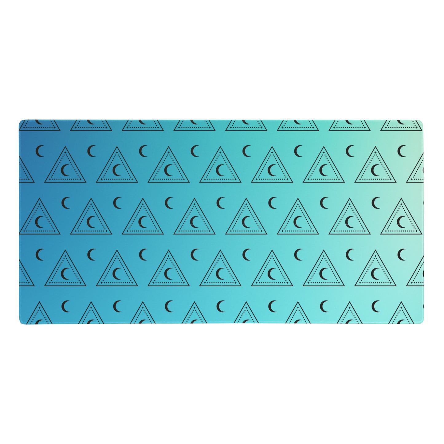 Blue Moon Triangle Gaming Mouse Pad