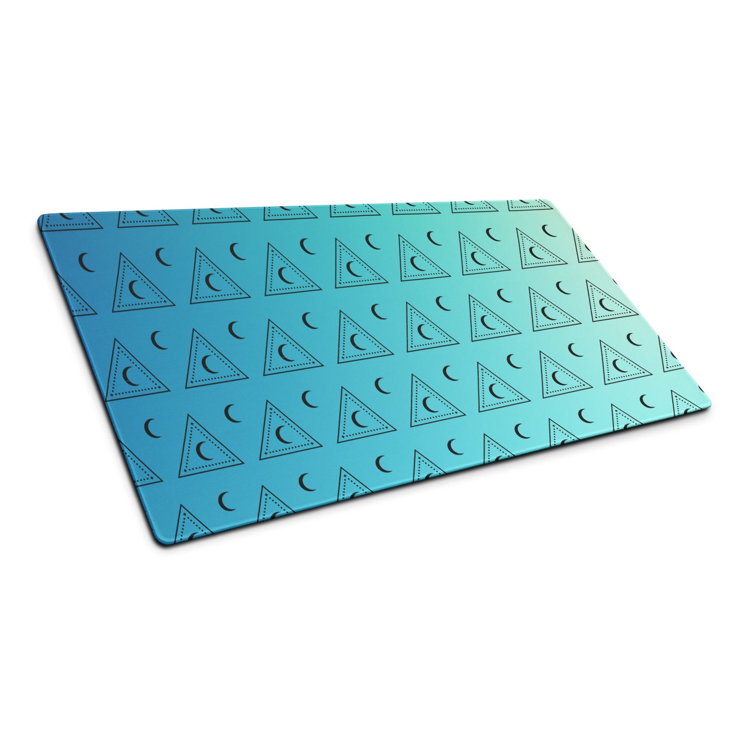 Blue Moon Triangle Gaming Mouse Pad