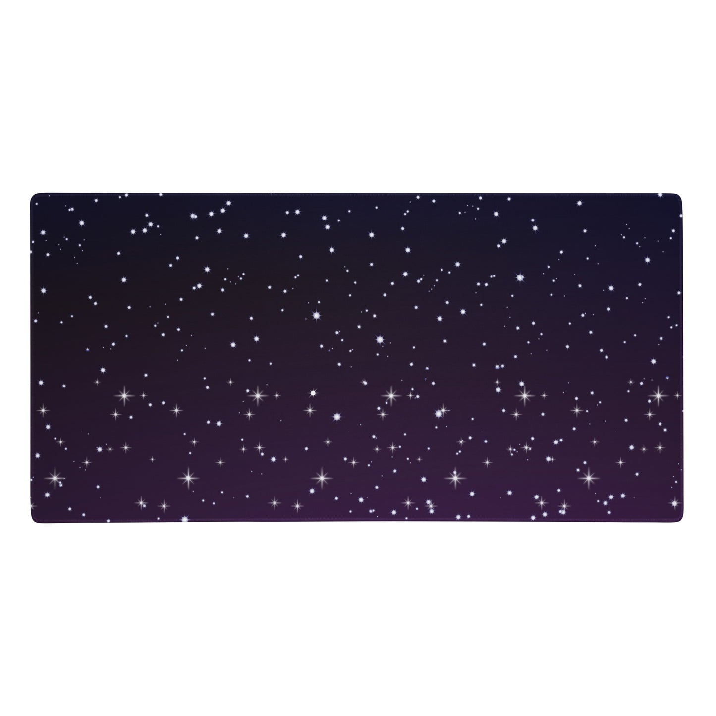 Purple Black Star Galaxy Gaming Mouse Pad