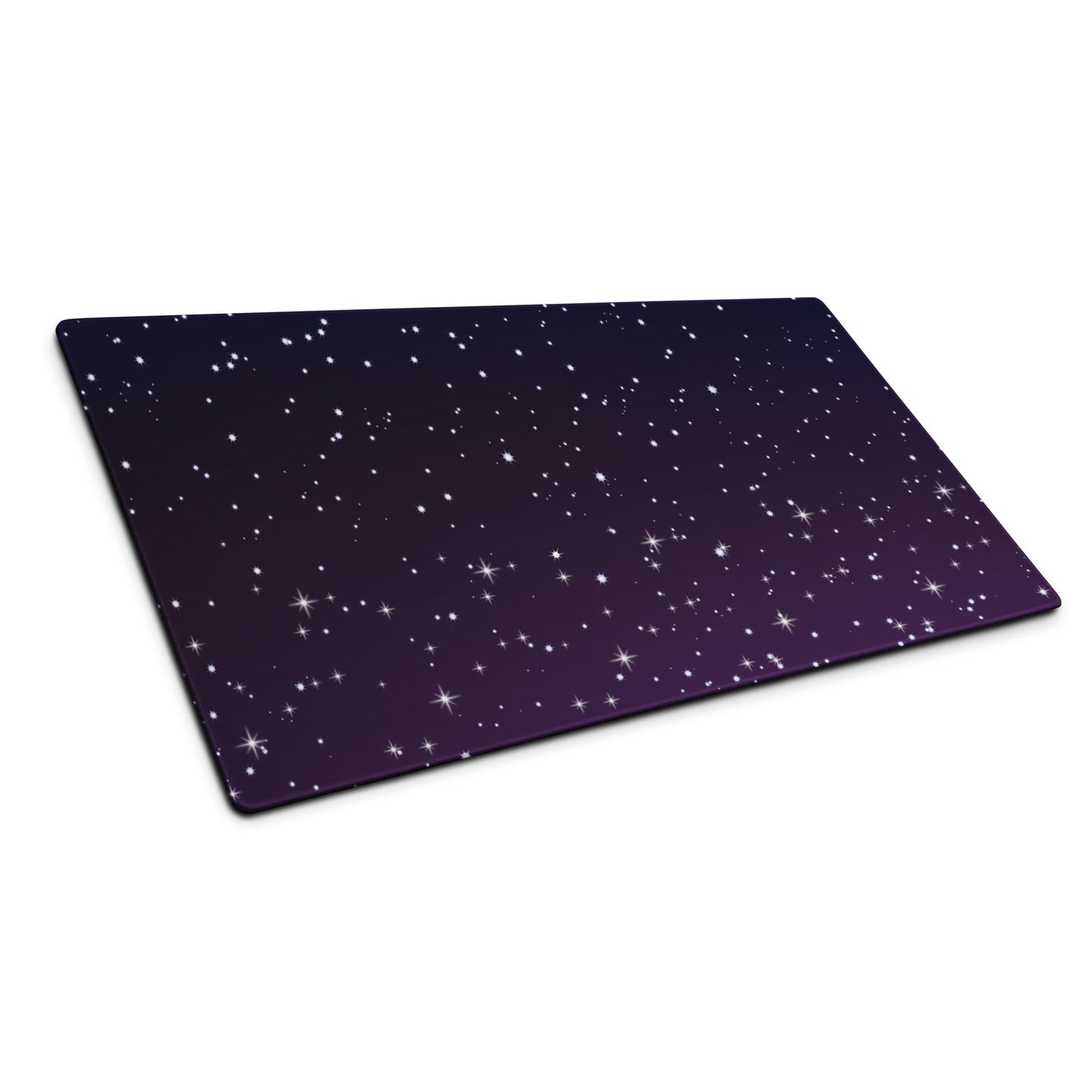 Purple Black Star Galaxy Gaming Mouse Pad