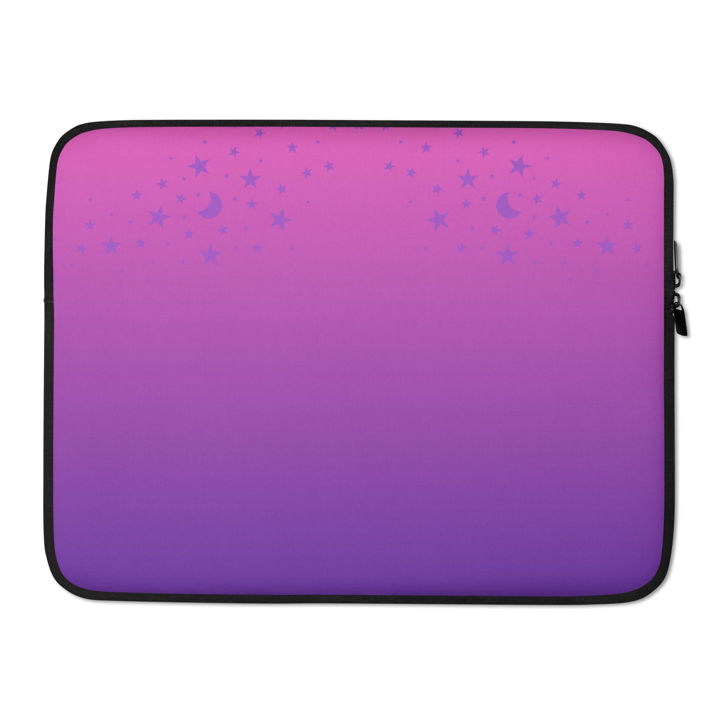 Purple Pink Gradient Star Laptop Sleeve