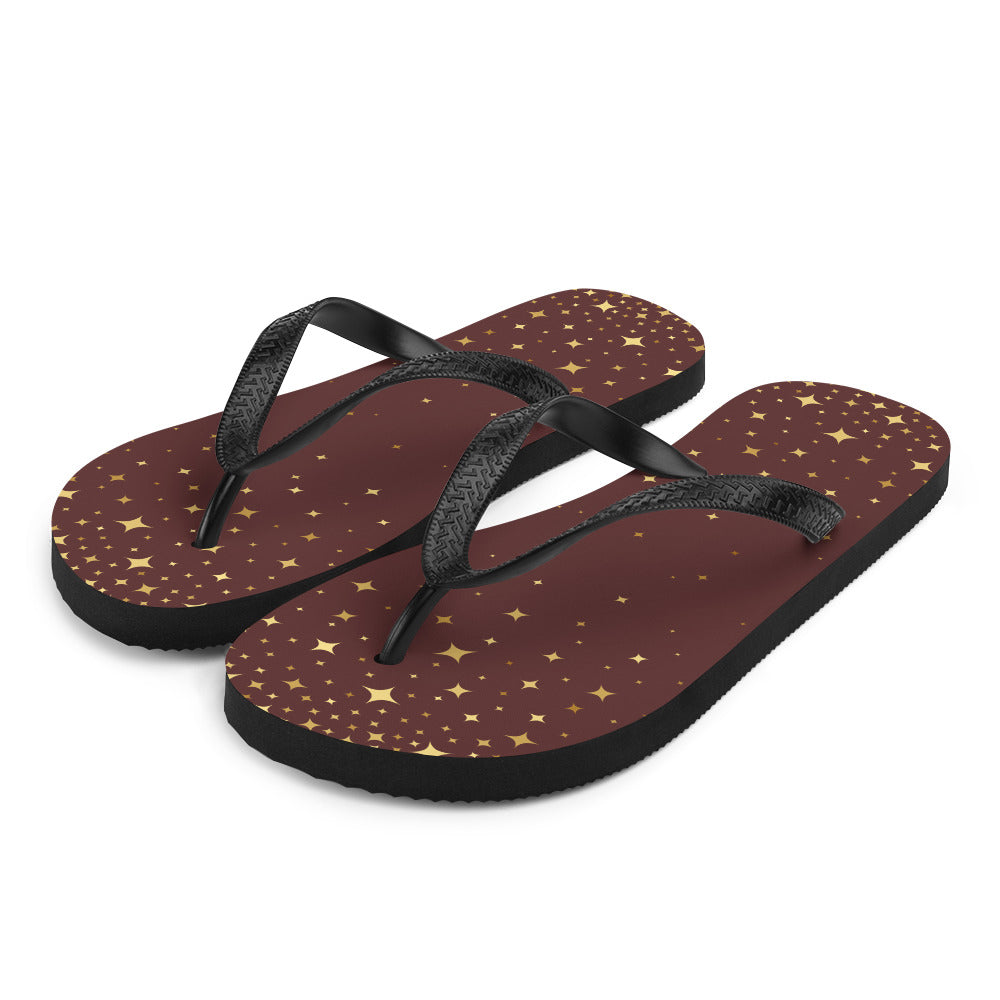 Chanclas Burdeos Gold Star