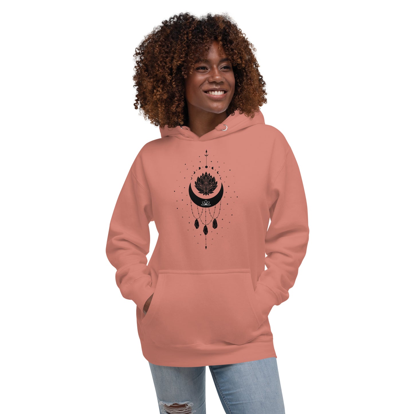 Moon Necklace Unisex Premium Hoodie