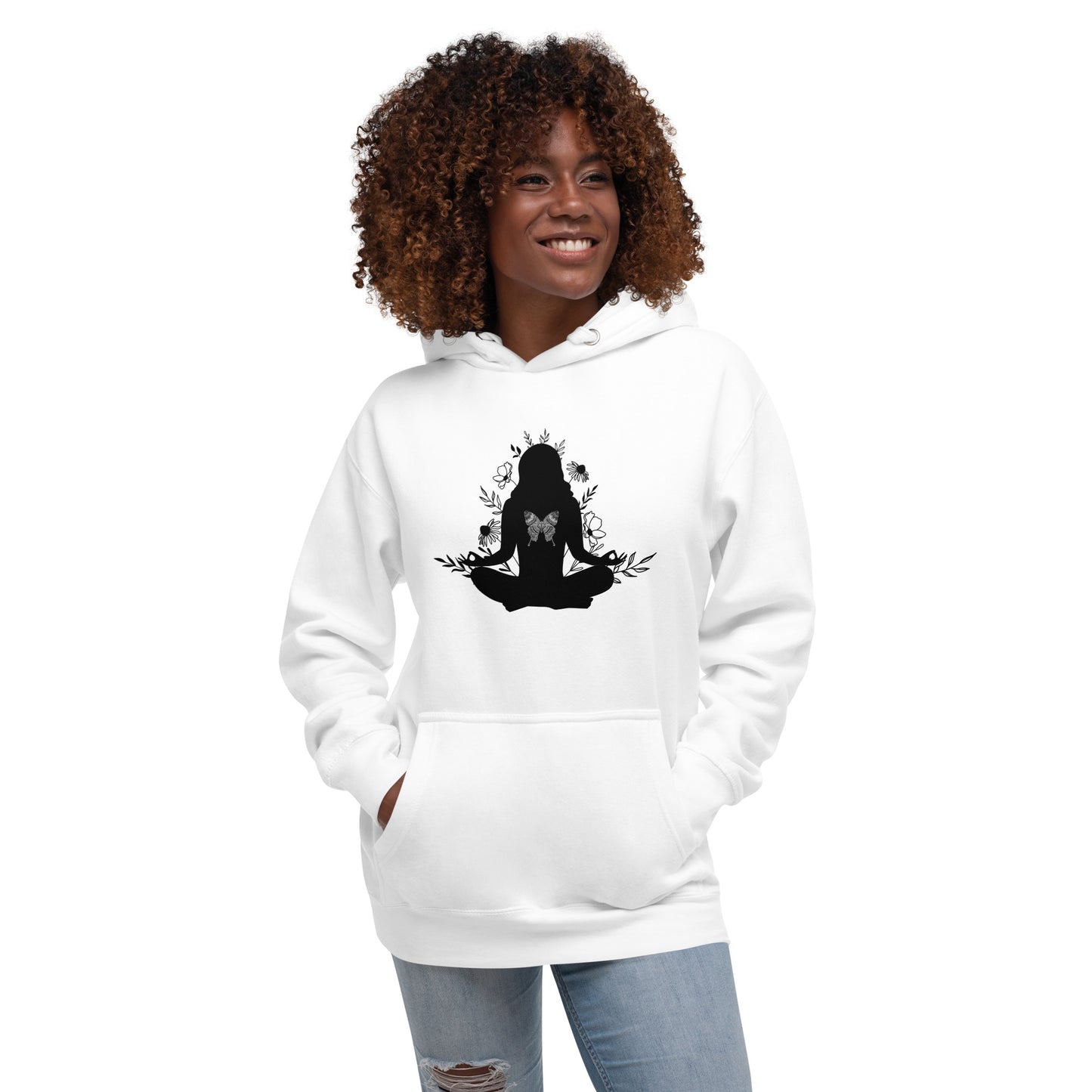 Yoga Butterfly Unisex Premium Hoodie