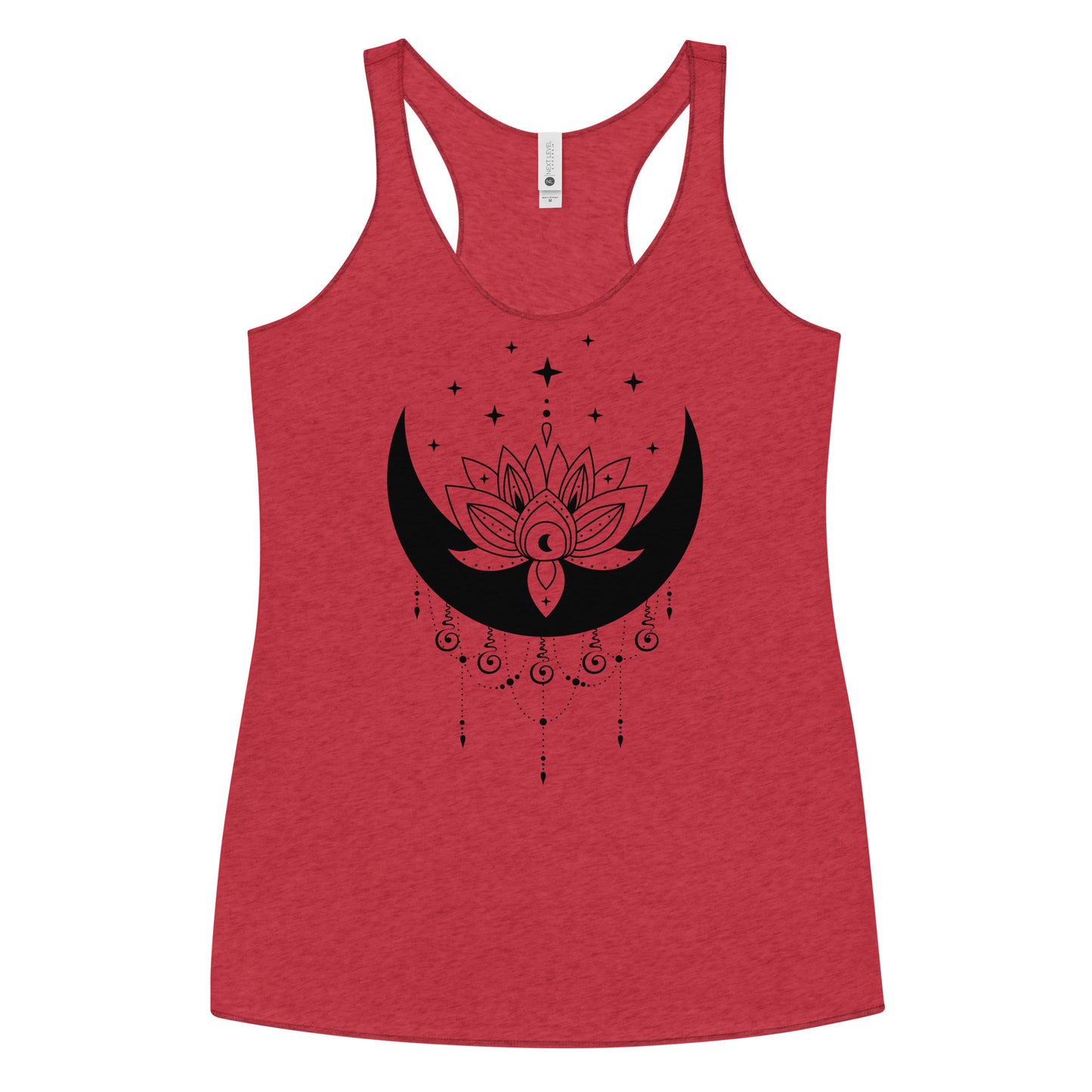 Moon Lotus Flower Star Women's Racerback Tank