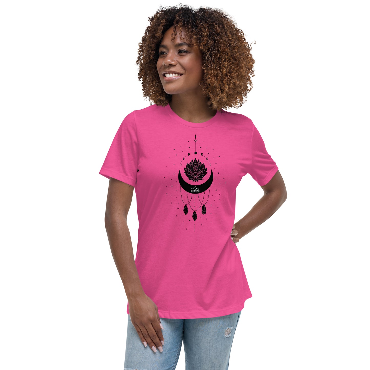 Moon Necklace Women's Relaxed Fit T-Shirt