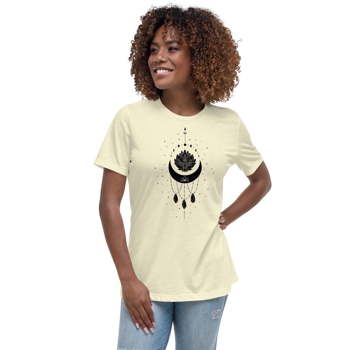 Moon Necklace Women's Relaxed Fit T-Shirt