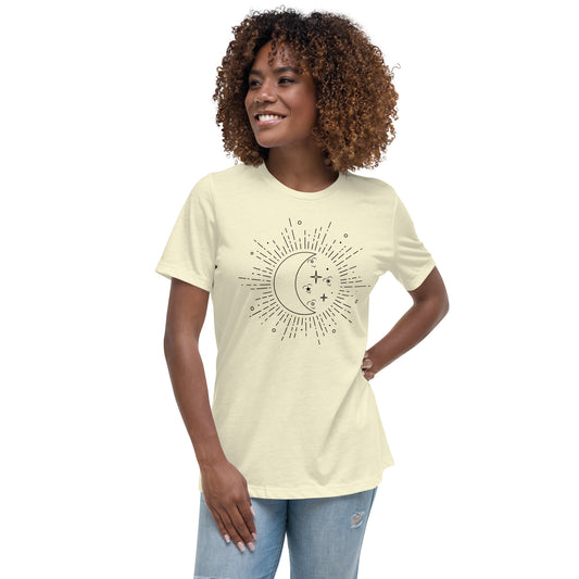 Moon Sun Women's Relaxed Fit T-Shirt