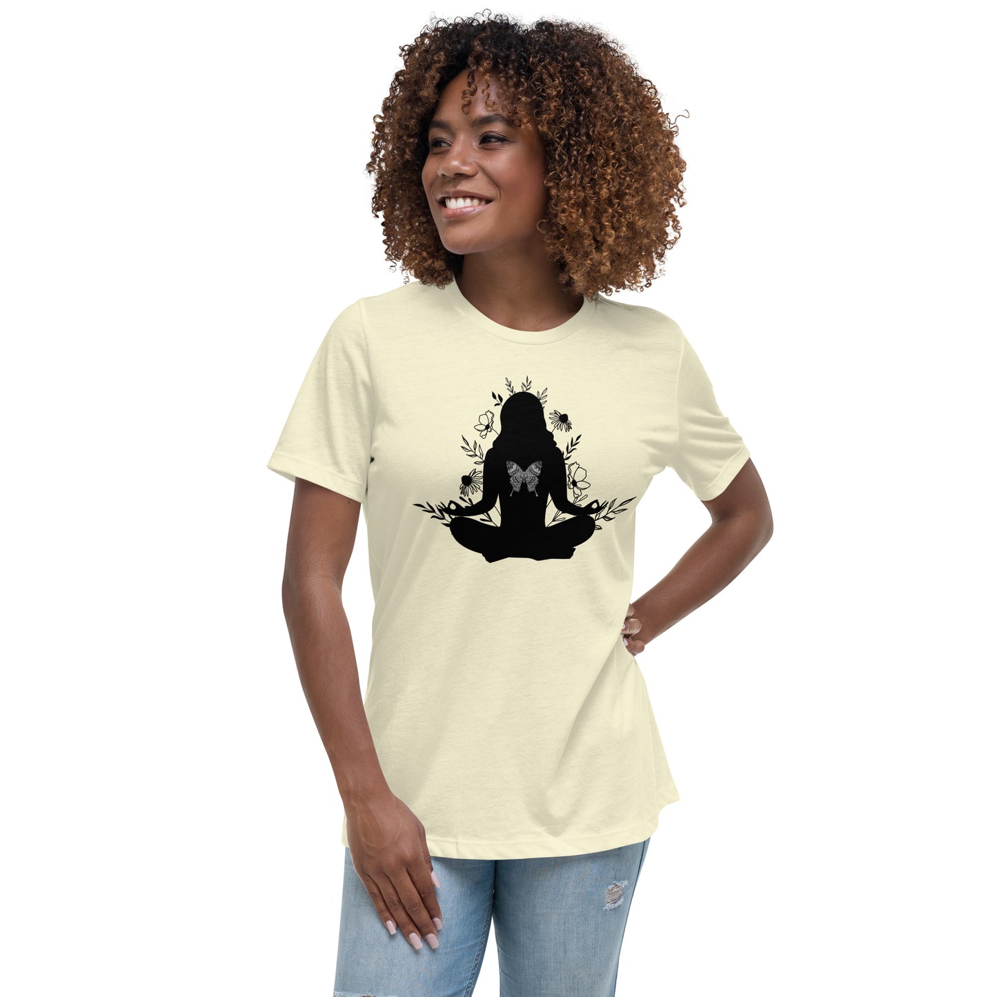 Yoga Butterfly Women's Relaxed Fit T-Shirt