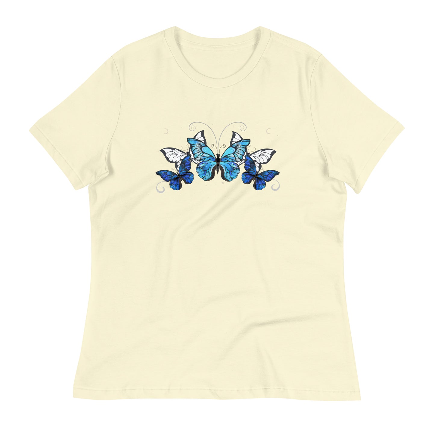 Blue Butterflies Women's Relaxed Fit T-Shirt