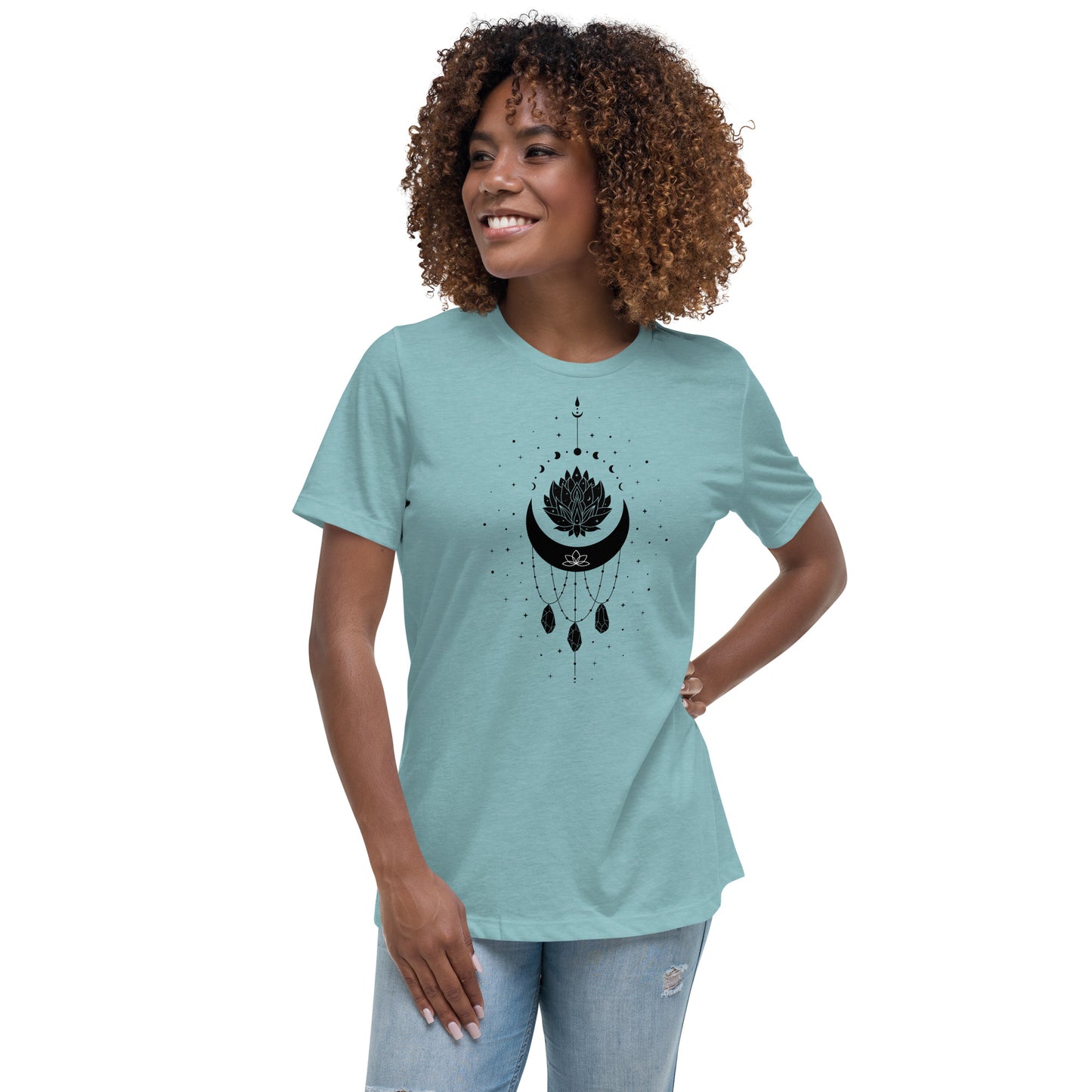 Moon Necklace Women's Relaxed Fit T-Shirt