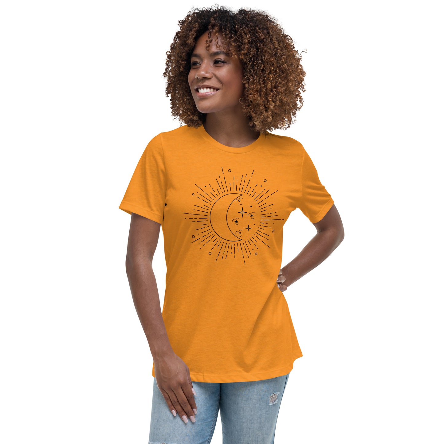 Moon Sun Women's Relaxed Fit T-Shirt