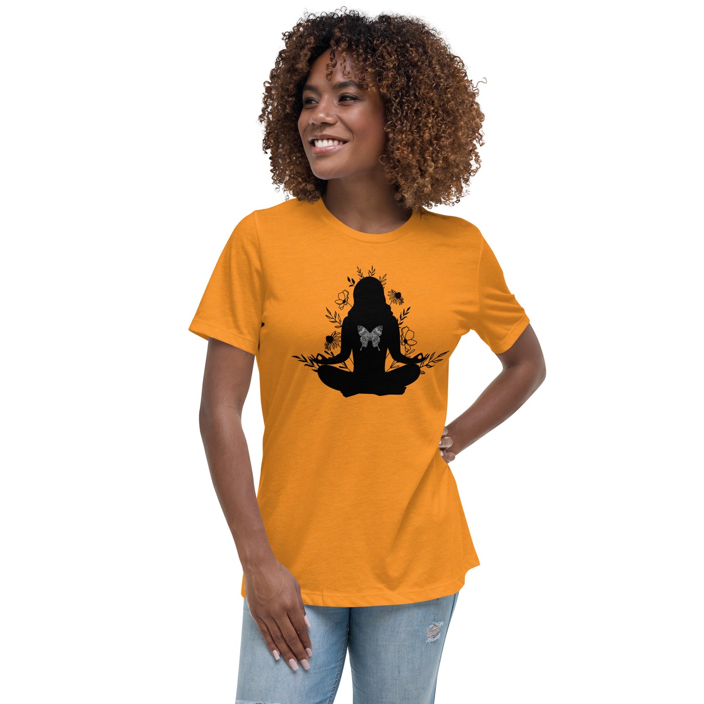 Yoga Butterfly Women's Relaxed Fit T-Shirt