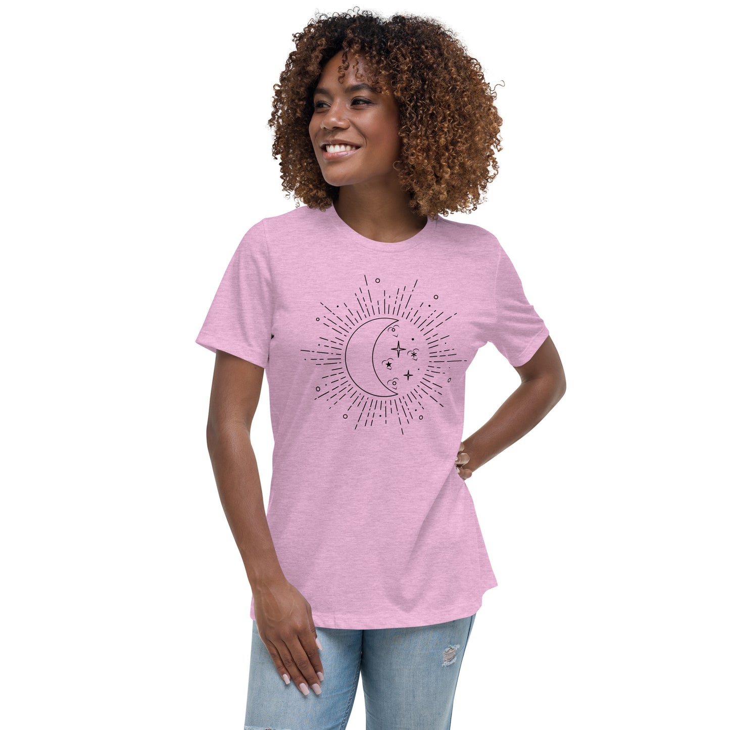 Moon Sun Women's Relaxed Fit T-Shirt