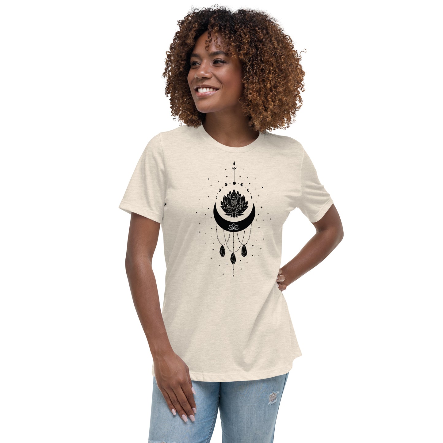 Moon Necklace Women's Relaxed Fit T-Shirt