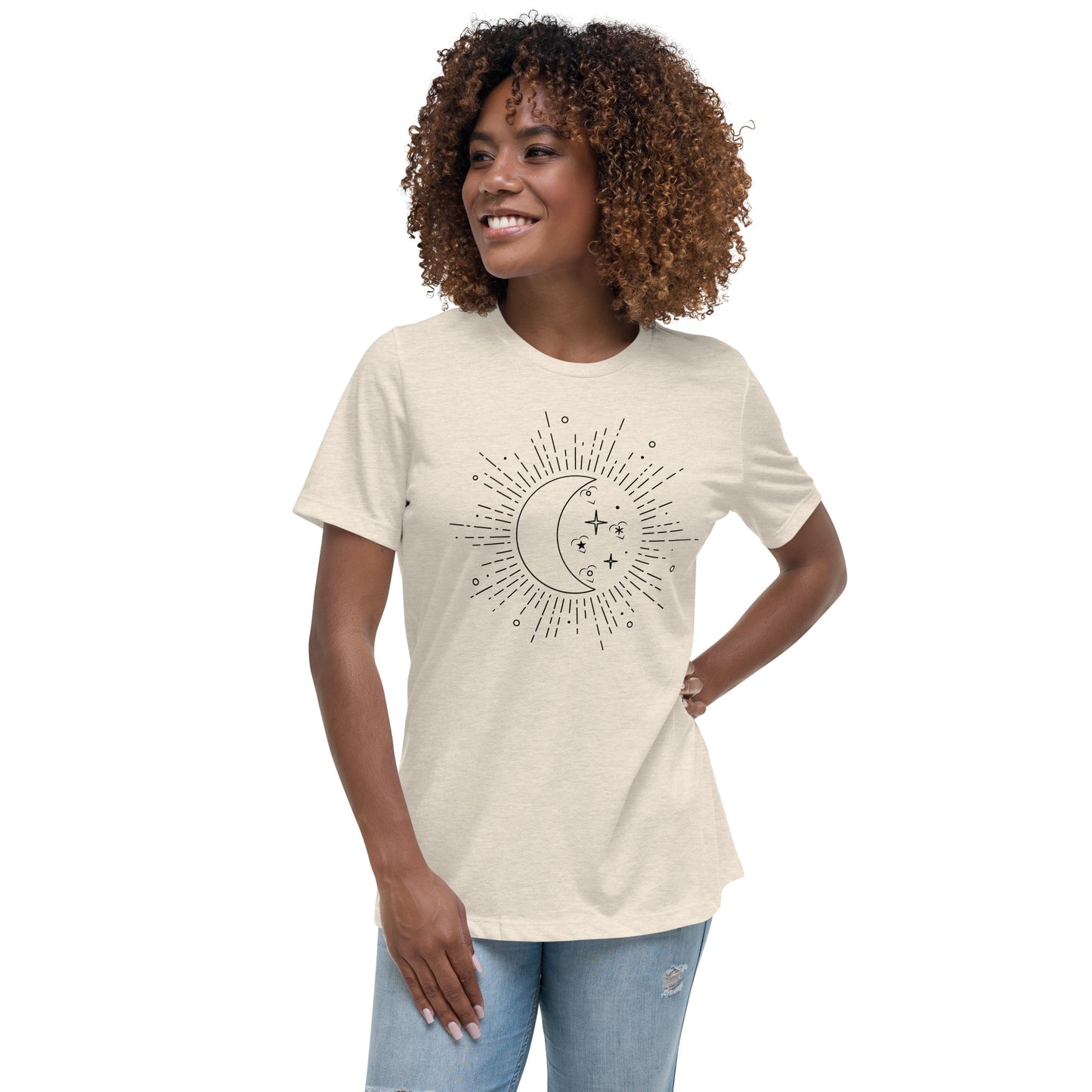 Moon Sun Women's Relaxed Fit T-Shirt