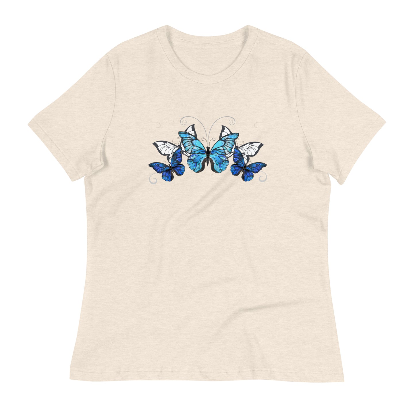 Blue Butterflies Women's Relaxed Fit T-Shirt