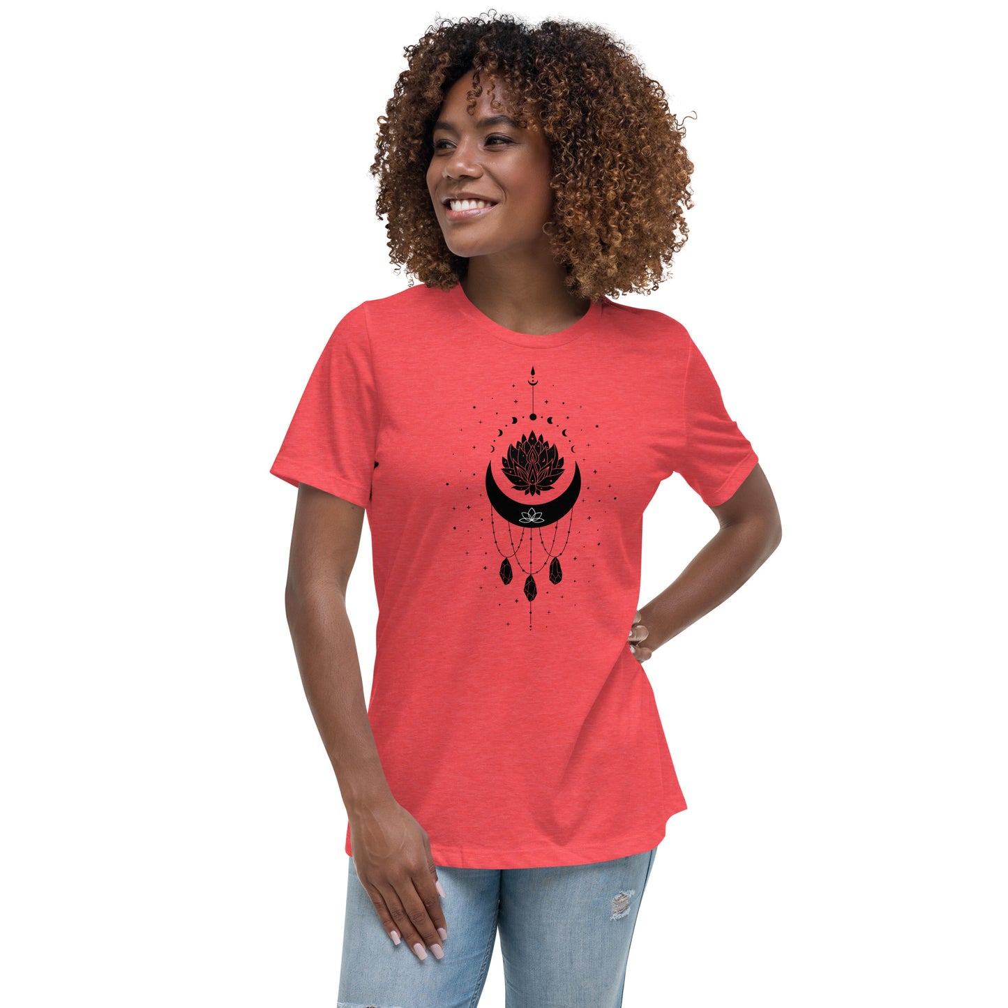 Moon Necklace Women's Relaxed Fit T-Shirt