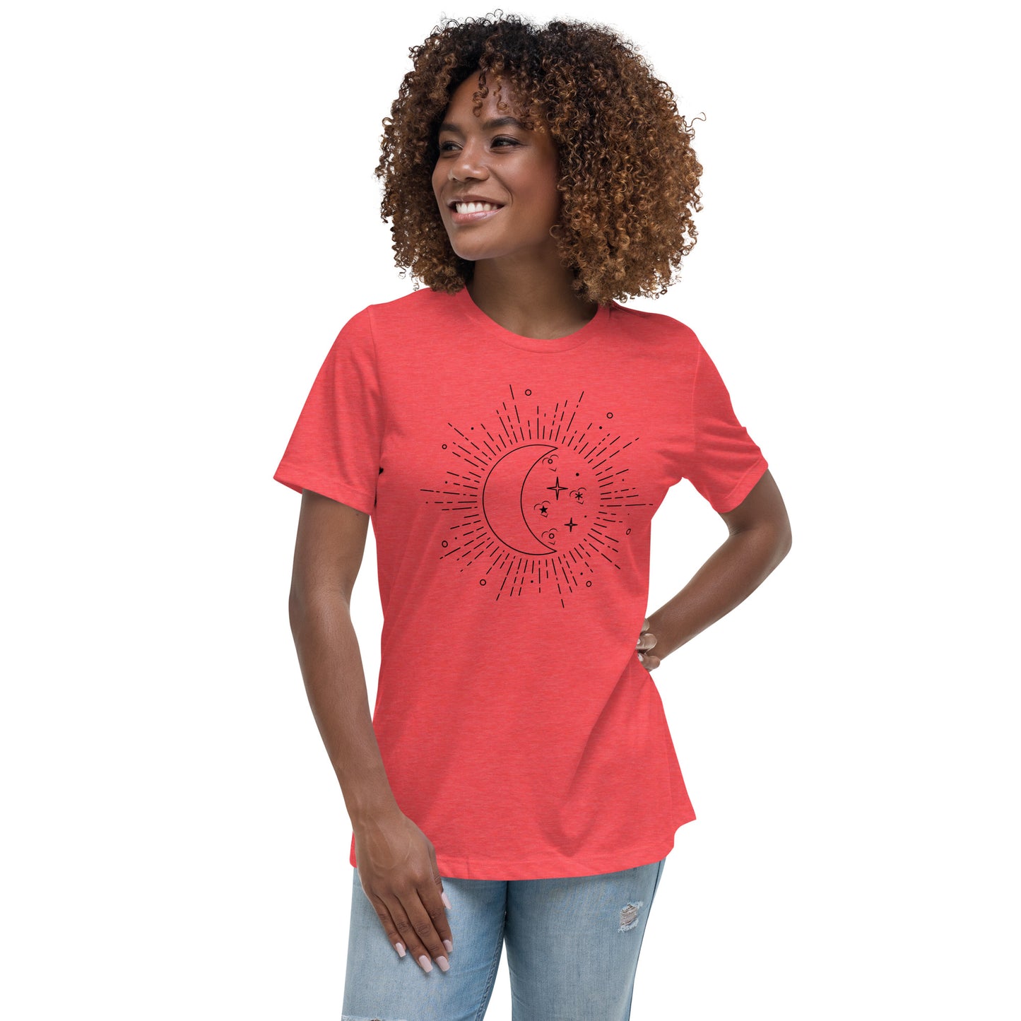 Moon Sun Women's Relaxed Fit T-Shirt