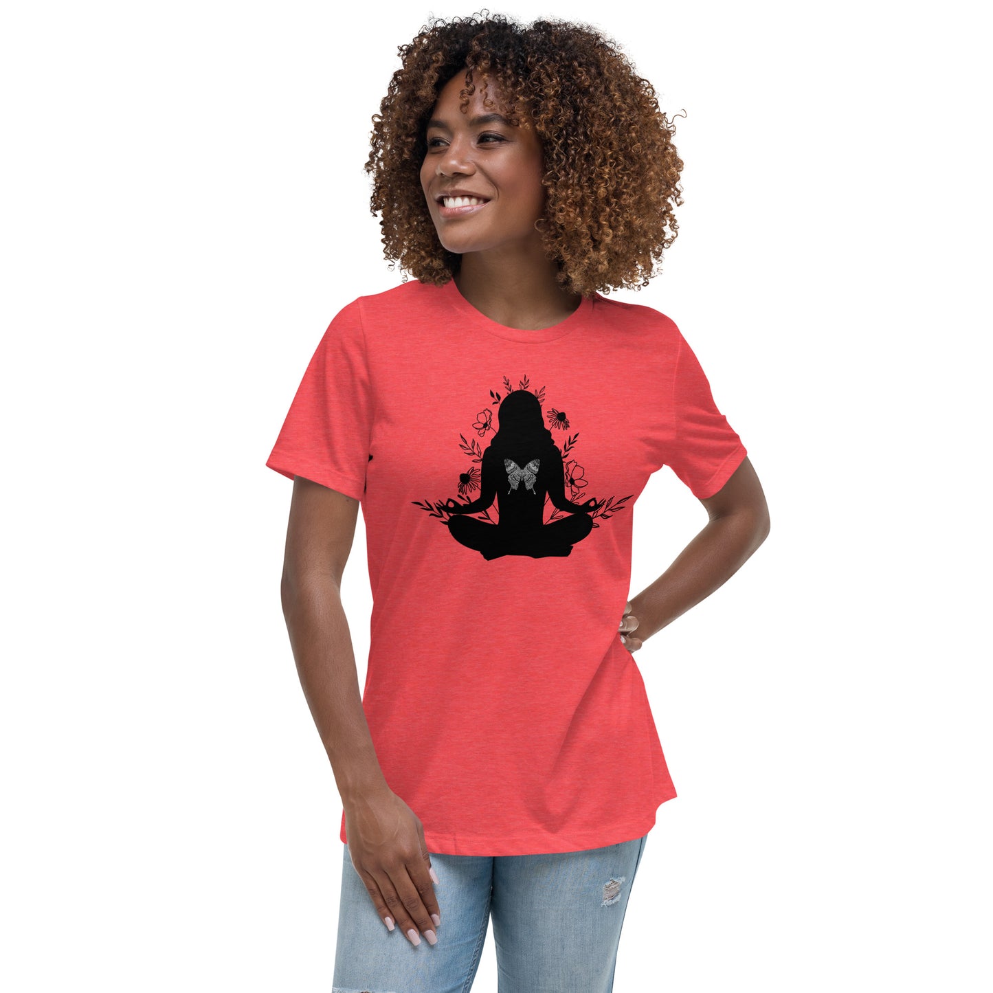 Yoga Butterfly Women's Relaxed Fit T-Shirt