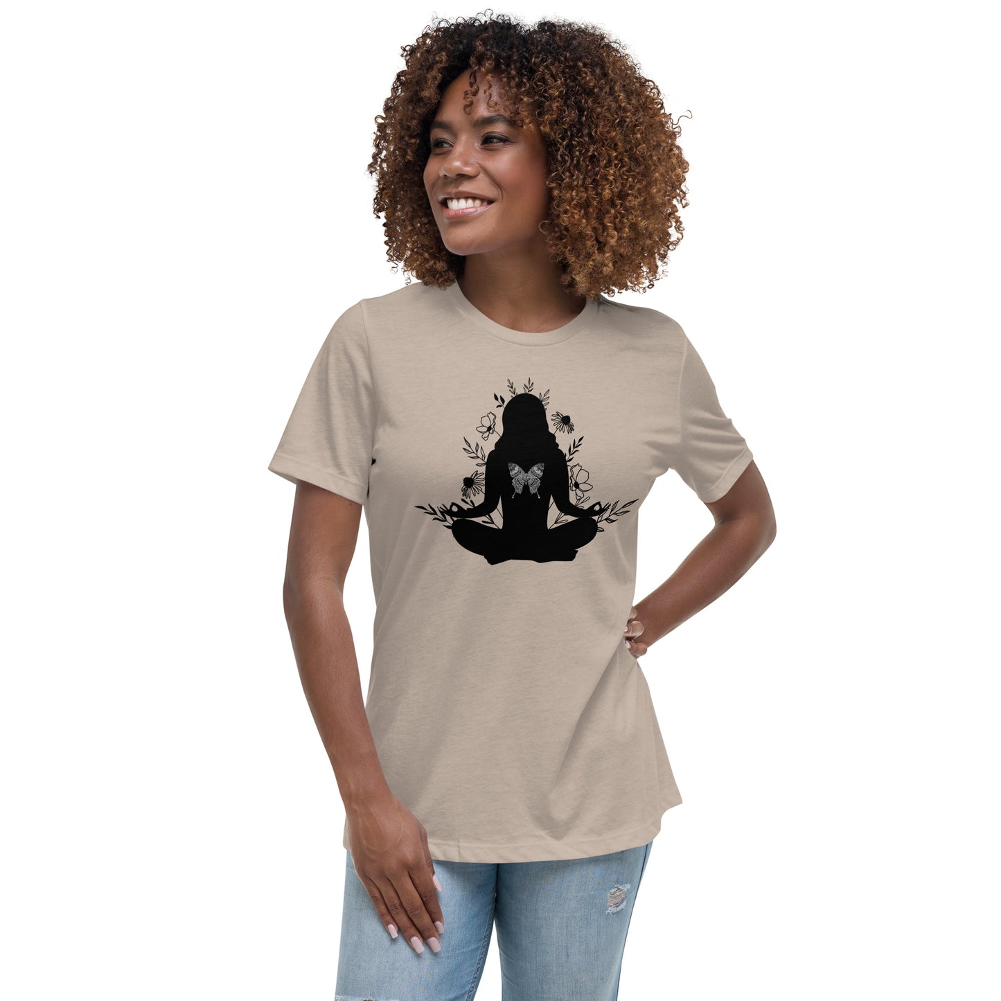 Yoga Butterfly Women's Relaxed Fit T-Shirt