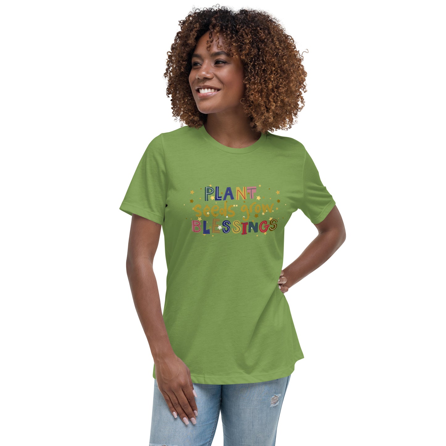 Plant Seeds Grow Blessings Women's Relaxed Fit T-Shirt