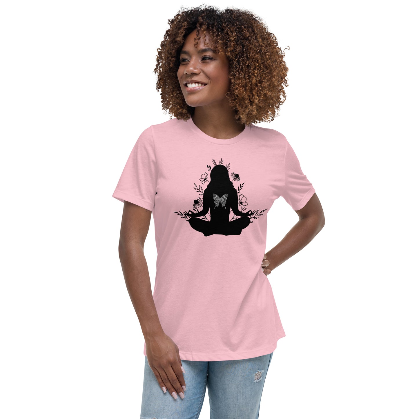 Yoga Butterfly Women's Relaxed Fit T-Shirt