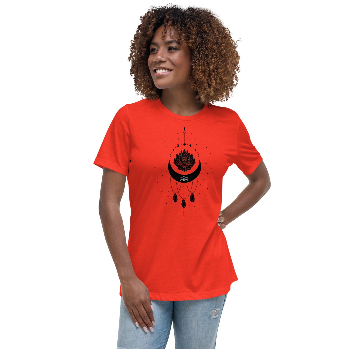 Moon Necklace Women's Relaxed Fit T-Shirt