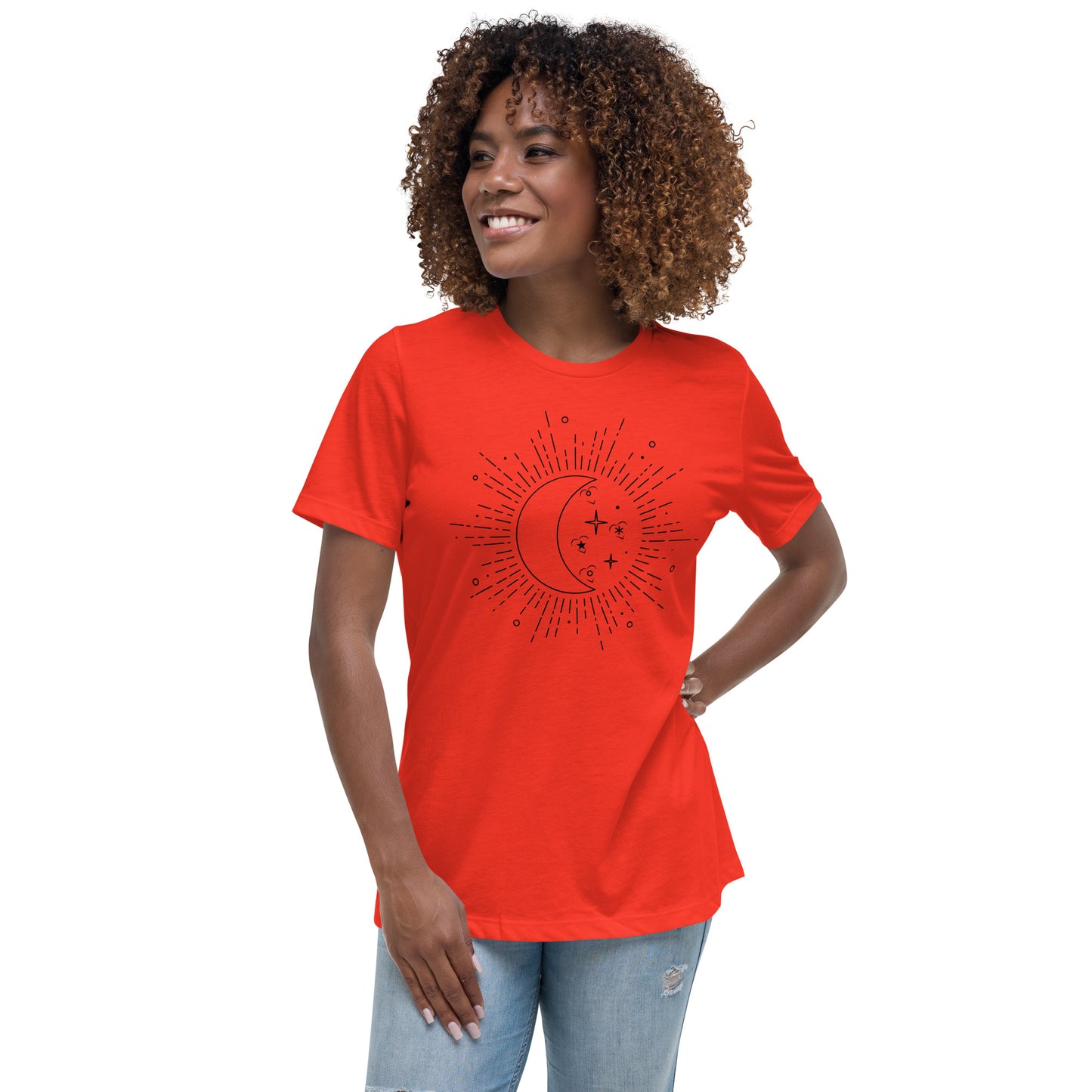 Moon Sun Women's Relaxed Fit T-Shirt