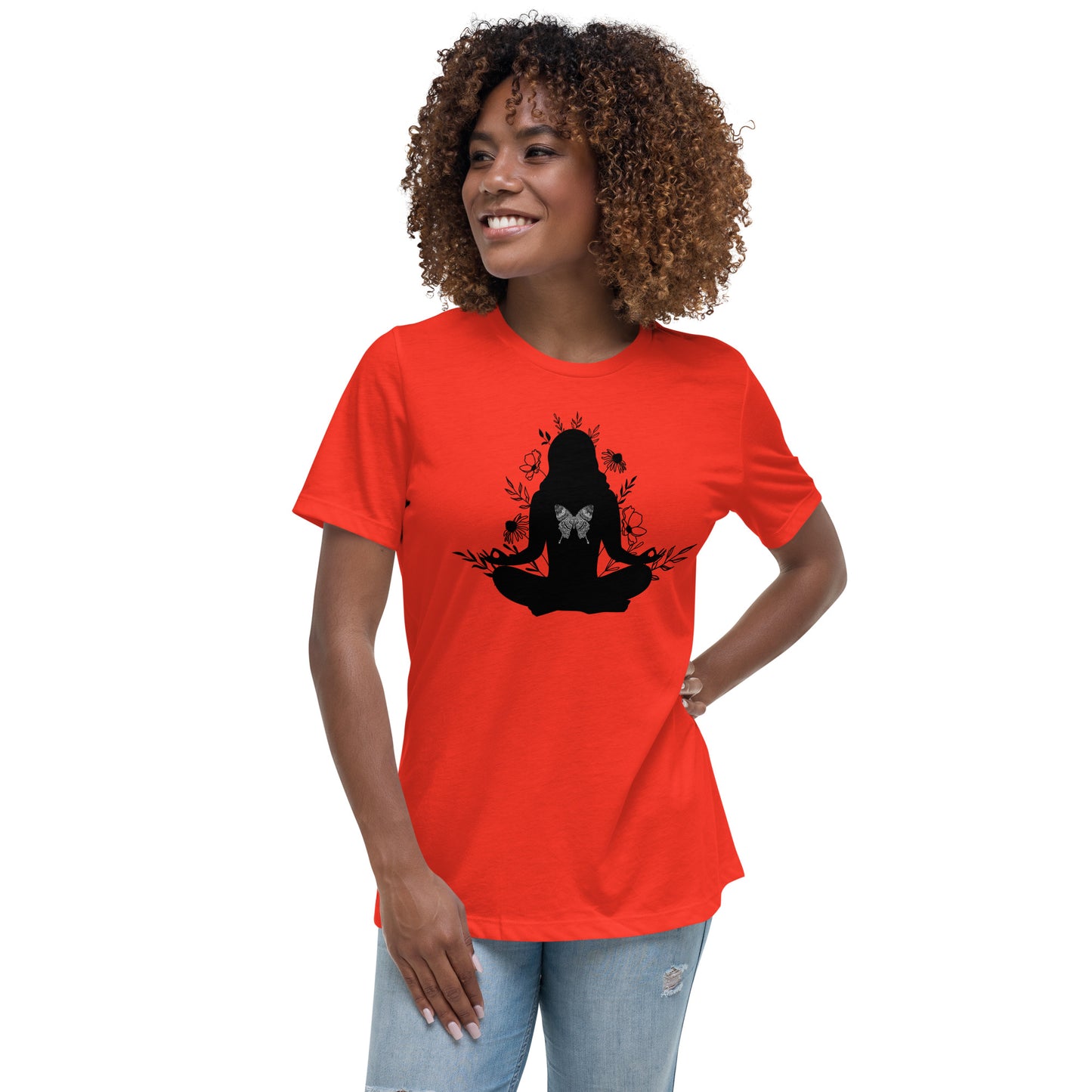 Yoga Butterfly Women's Relaxed Fit T-Shirt