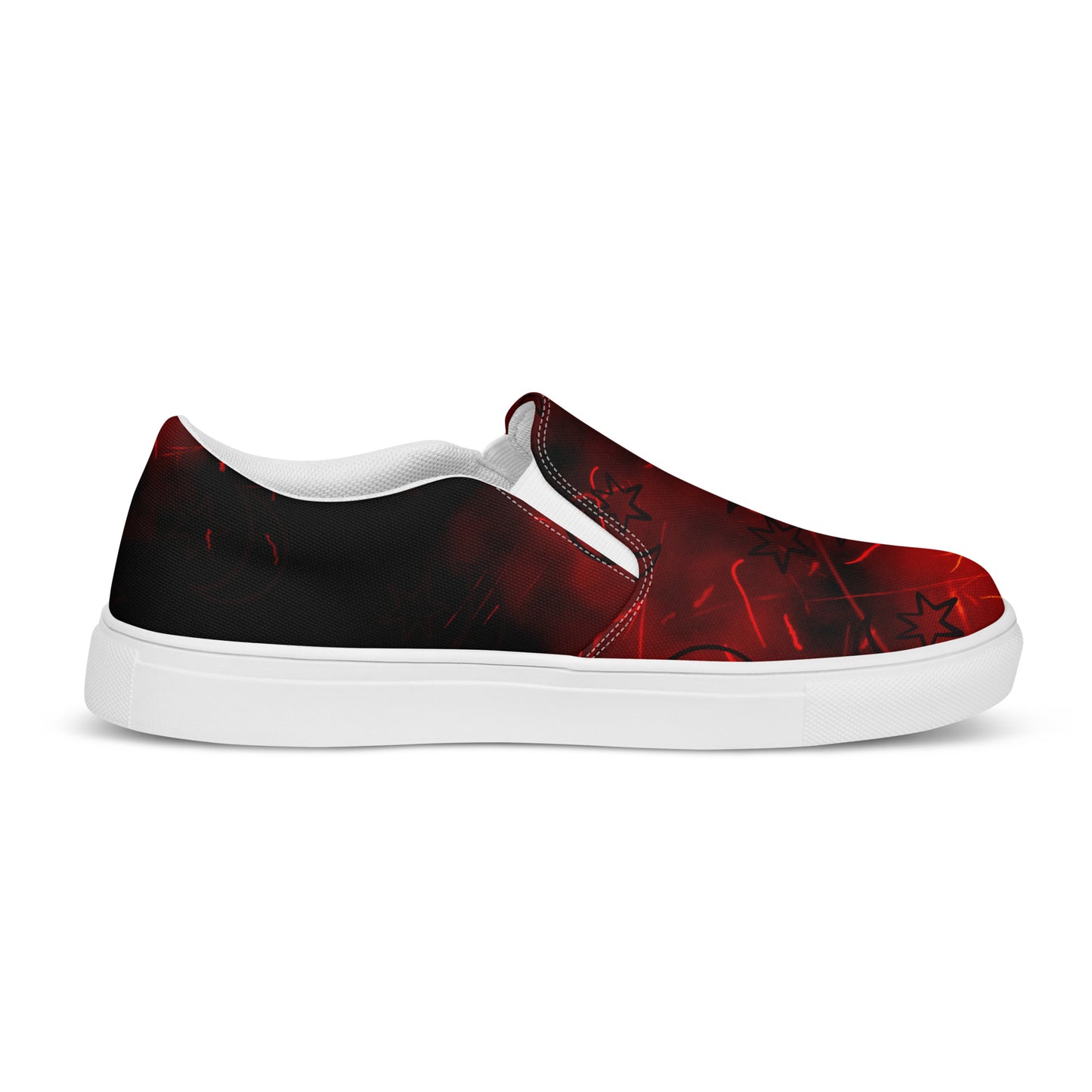 Red Moon Star Women’s Slip-on Canvas Shoes