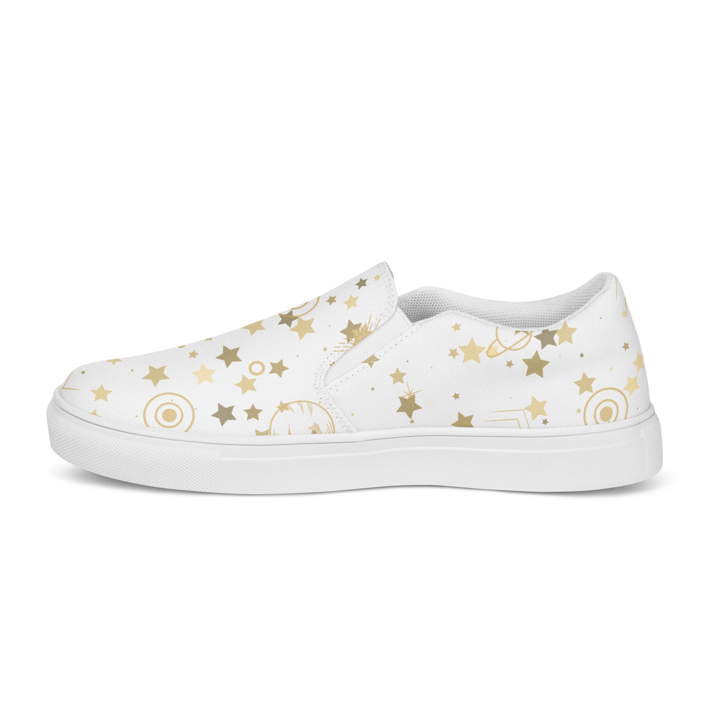 Golden Star Galaxy Women’s Slip-on Canvas Shoes